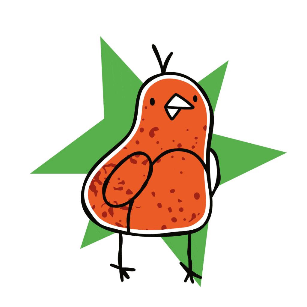 Illustratie ontworpen door een grafisch vormgever voor de unieke huisstijl van een organisatie.
